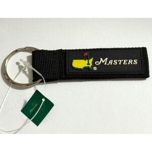 NWT Augusta Masters Golf Keychain New With Tags Black